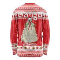Georgia Christmas Chichilaki Long Sleeve Shirt Celebrate Georgian Tradition - Wonder Print Shop