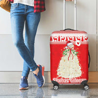 Georgia Christmas Chichilaki Luggage Cover Celebrate Georgian Tradition - Wonder Print Shop