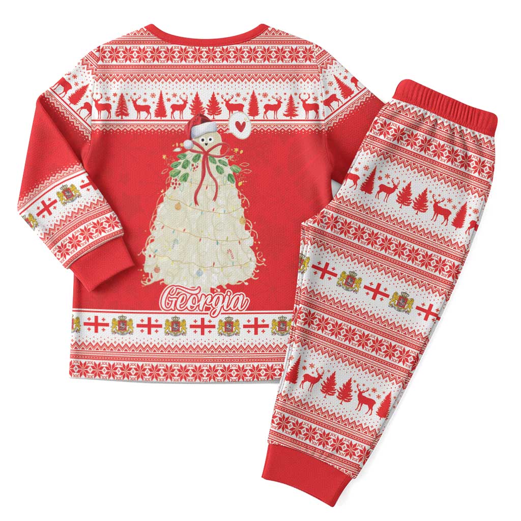 Georgia Christmas Chichilaki Christmas Pajama Set Celebrate Georgian Tradition - Wonder Print Shop