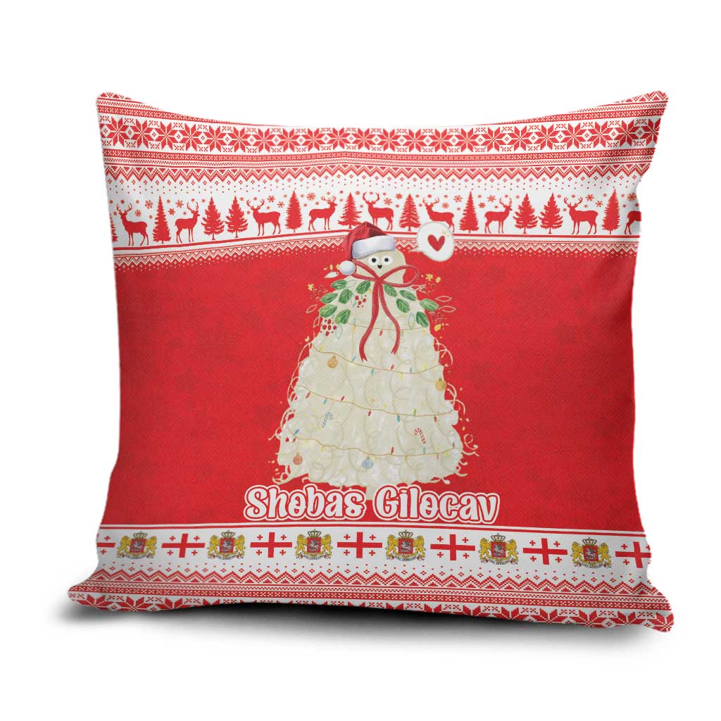 Georgia Christmas Chichilaki Pillow Cover Celebrate Georgian Tradition - Wonder Print Shop