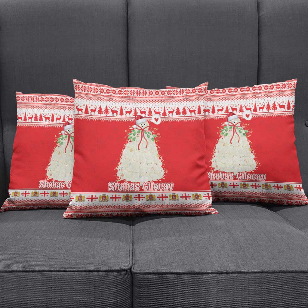 Georgia Christmas Chichilaki Pillow Cover Celebrate Georgian Tradition - Wonder Print Shop