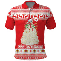 Georgia Christmas Chichilaki Polo Shirt Celebrate Georgian Tradition - Wonder Print Shop