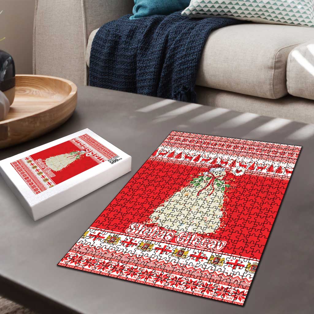 Georgia Christmas Chichilaki Puzzle Celebrate Georgian Tradition - Wonder Print Shop