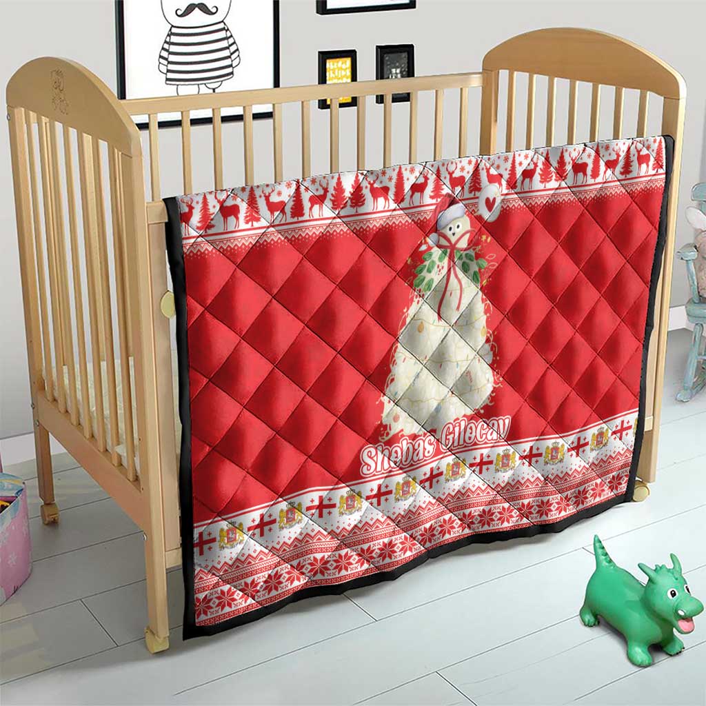 Georgia Christmas Chichilaki Quilt Celebrate Georgian Tradition - Wonder Print Shop