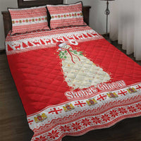 Georgia Christmas Chichilaki Quilt Bed Set Celebrate Georgian Tradition - Wonder Print Shop
