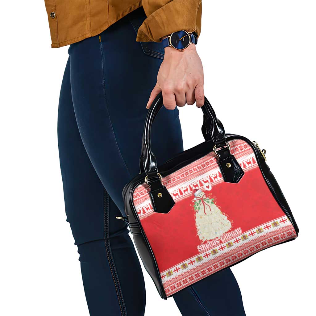 Georgia Christmas Chichilaki Shoulder Handbag Celebrate Georgian Tradition - Wonder Print Shop