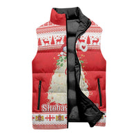 Georgia Christmas Chichilaki Sleeveless Puffer Jacket Celebrate Georgian Tradition - Wonder Print Shop