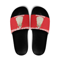 Georgia Christmas Chichilaki Slide Sandals Celebrate Georgian Tradition - Wonder Print Shop