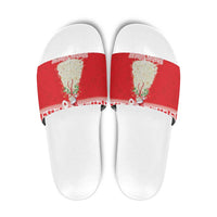 Georgia Christmas Chichilaki Slide Sandals Celebrate Georgian Tradition - Wonder Print Shop