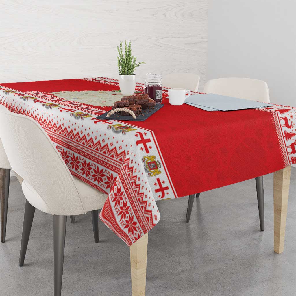 Georgia Christmas Chichilaki Tablecloth Celebrate Georgian Tradition - Wonder Print Shop