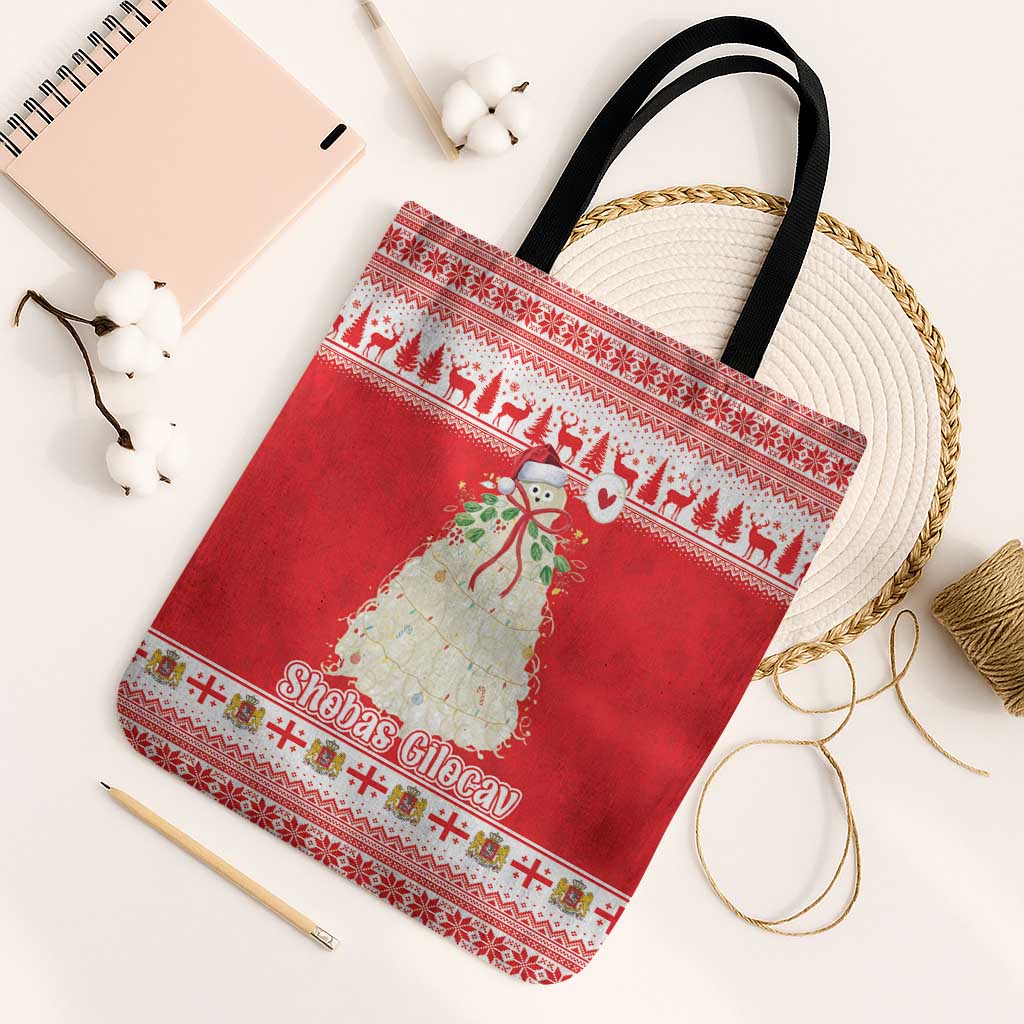 Georgia Christmas Chichilaki Tote Bag Celebrate Georgian Tradition - Wonder Print Shop