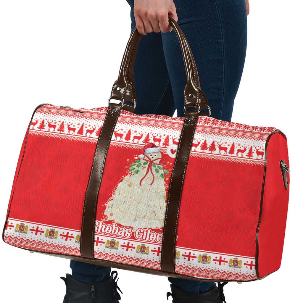 Georgia Christmas Chichilaki Travel Bag Celebrate Georgian Tradition - Wonder Print Shop