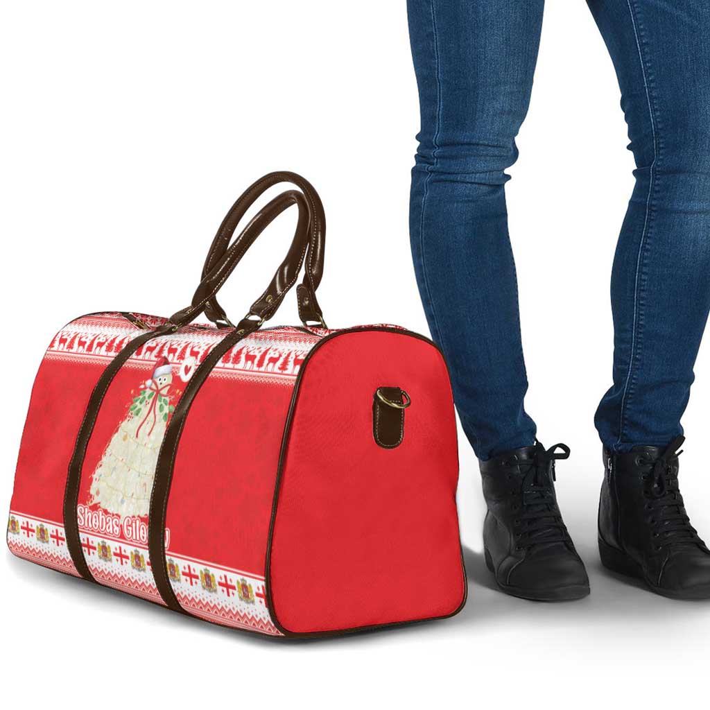 Georgia Christmas Chichilaki Travel Bag Celebrate Georgian Tradition - Wonder Print Shop