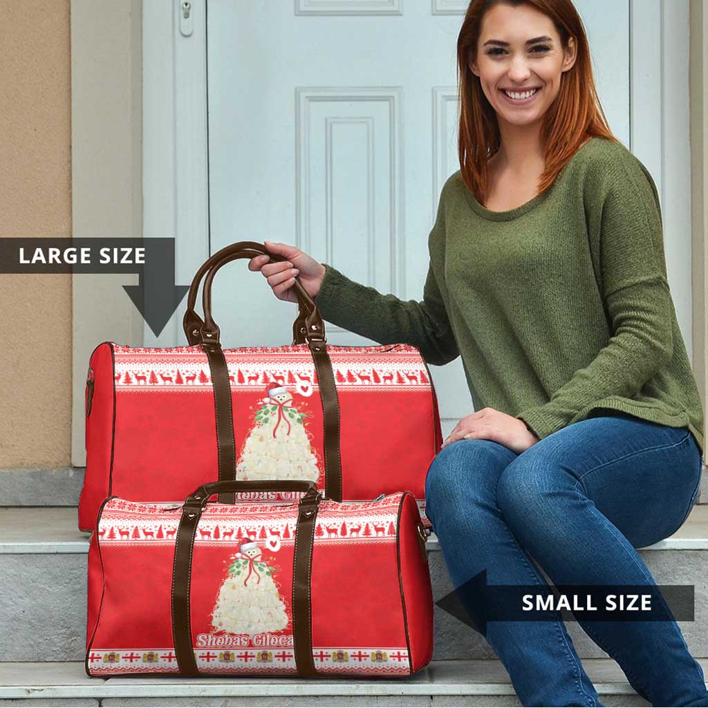 Georgia Christmas Chichilaki Travel Bag Celebrate Georgian Tradition - Wonder Print Shop
