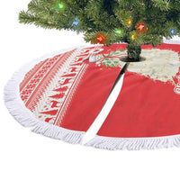 Georgia Christmas Chichilaki Tree Skirt Celebrate Georgian Tradition - Wonder Print Shop