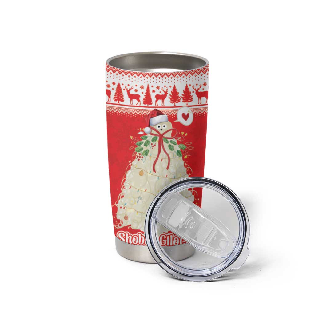 Georgia Christmas Chichilaki Tumbler Cup Celebrate Georgian Tradition - Wonder Print Shop