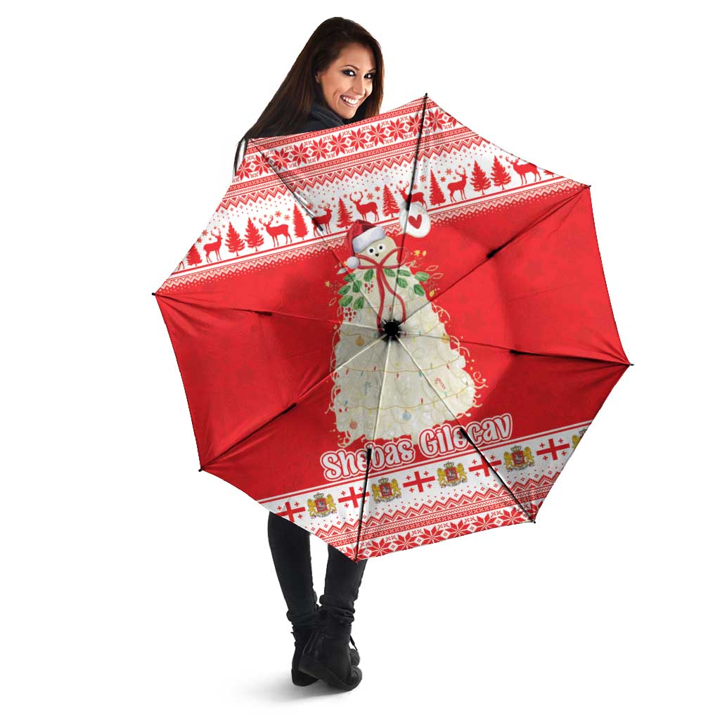 Georgia Christmas Chichilaki Umbrella Celebrate Georgian Tradition - Wonder Print Shop
