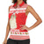 Georgia Christmas Chichilaki Women Sleeveless Polo Shirt Celebrate Georgian Tradition - Wonder Print Shop