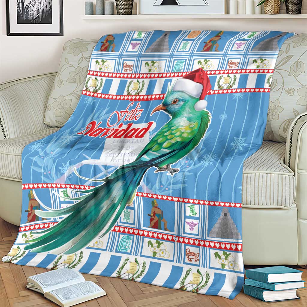 Guatemala Christmas Blanket Resplendent Queztal Libre Crezca Fecundo