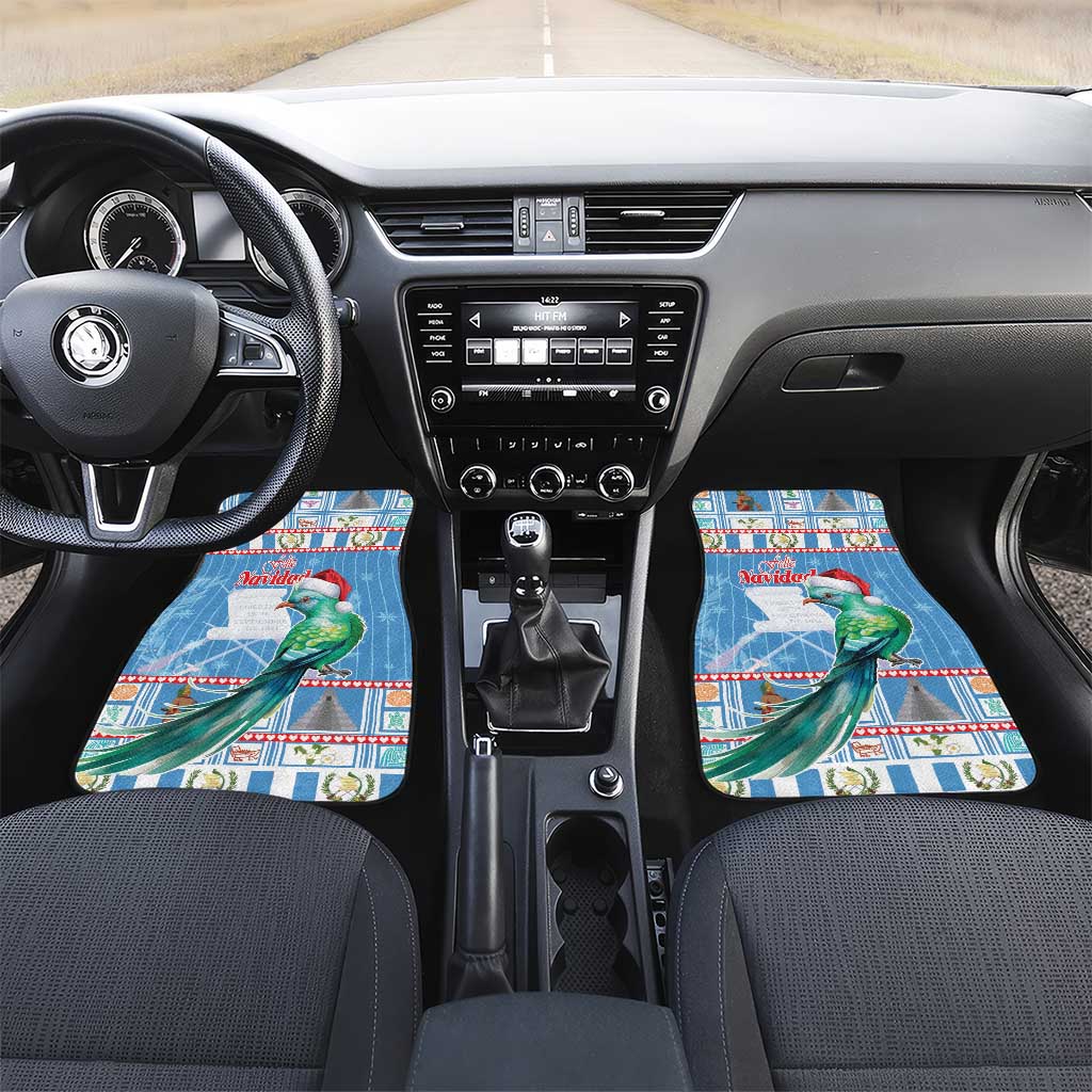 Guatemala Christmas Car Mats Resplendent Queztal Libre Crezca Fecundo - Wonder Print Shop