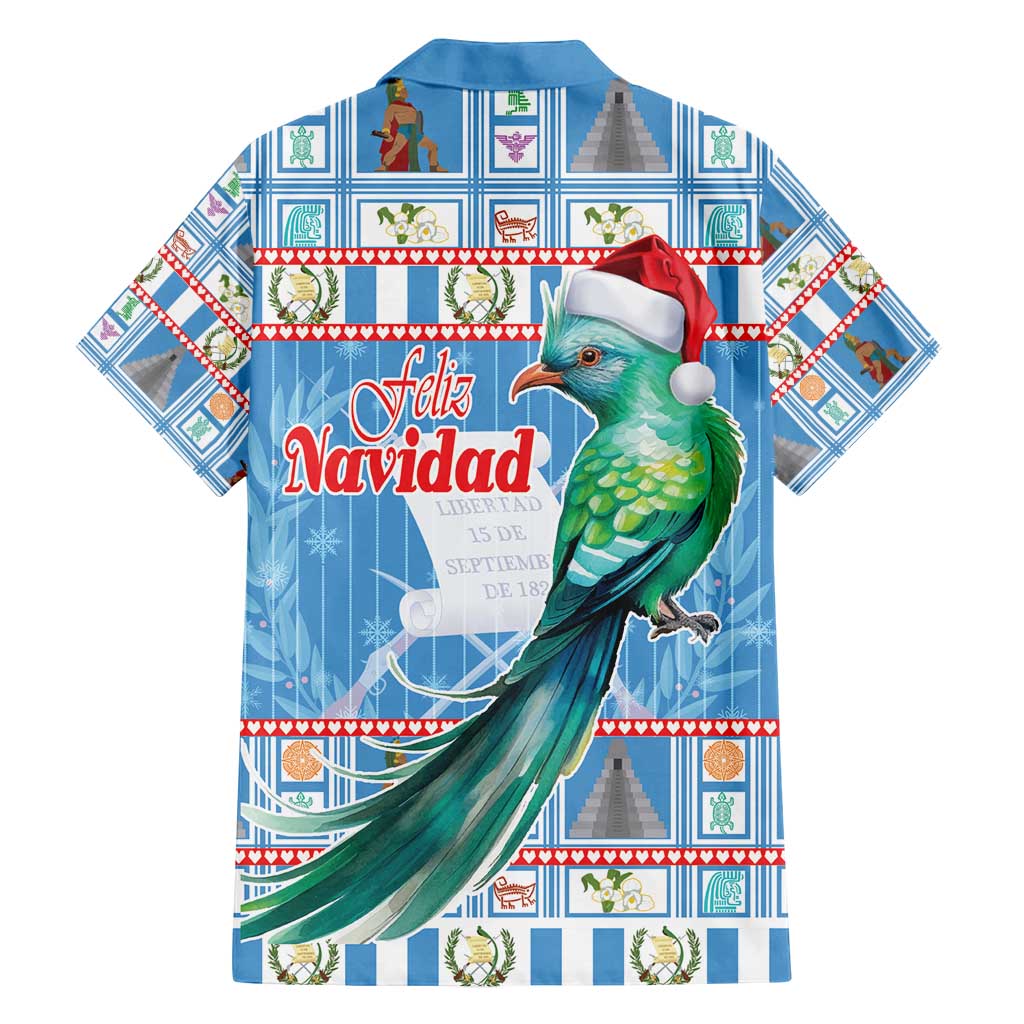 Guatemala Christmas Family Matching Puletasi and Hawaiian Shirt Resplendent Queztal Libre Crezca Fecundo - Wonder Print Shop