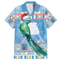 Guatemala Christmas Hawaiian Shirt Resplendent Queztal Libre Crezca Fecundo - Wonder Print Shop