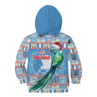 Guatemala Christmas Kid Hoodie Resplendent Queztal Libre Crezca Fecundo - Wonder Print Shop