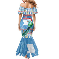 Guatemala Christmas Mermaid Dress Resplendent Queztal Libre Crezca Fecundo - Wonder Print Shop