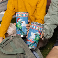 Guatemala Christmas Tumbler Cup Resplendent Queztal Libre Crezca Fecundo - Wonder Print Shop