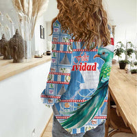 Guatemala Christmas Women Casual Shirt Resplendent Queztal Libre Crezca Fecundo - Wonder Print Shop