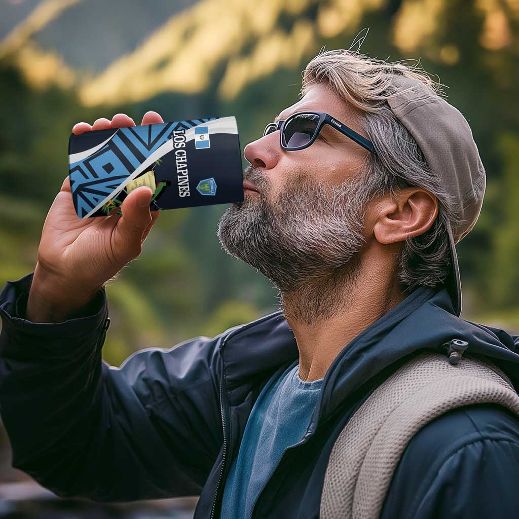 Custom Guatemala Football 4 in 1 Can Cooler Tumbler Los Chapines Go Champion - Wonder Print Shop