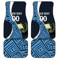 Custom Guatemala Football Car Mats Los Chapines Go Champion - Wonder Print Shop