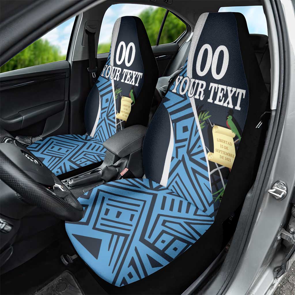 Custom Guatemala Football Car Seat Cover Los Chapines Go Champion - Wonder Print Shop