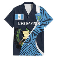Custom Guatemala Football Family Matching Mermaid Dress and Hawaiian Shirt Los Chapines Go Champion - Wonder Print Shop