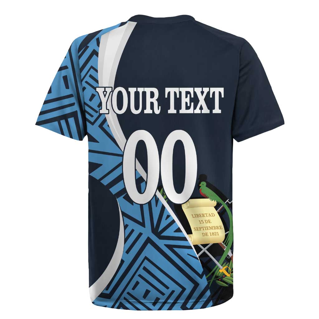 Custom Guatemala Football Rugby Jersey Los Chapines Go Champion - Wonder Print Shop