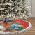 Costa Rica Christmas Tree Skirt A Cheerful Sloth Wearing a Santa Hat - Wonder Print Shop