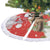 Costa Rica Christmas Tree Skirt A Cheerful Sloth Wearing a Santa Hat - Wonder Print Shop