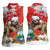 Christmas Costa Rica Women Sleeveless Polo Shirt A Cheerful Sloth Wearing a Santa Hat - Wonder Print Shop