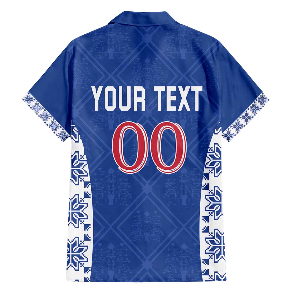 Custom Moldova Football Family Matching Off Shoulder Maxi Dress and Hawaiian Shirt Tricolorii Tree Of Life Blue Version - Wonder Print Shop