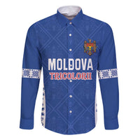 Custom Moldova Football Family Matching Off Shoulder Short Dress and Hawaiian Shirt Tricolorii Tree Of Life Blue Version - Wonder Print Shop