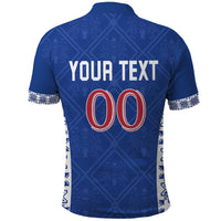 Custom Moldova Football Polo Shirt Tricolorii Tree Of Life Blue Version - Wonder Print Shop