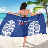 Custom Moldova Football Sarong Tricolorii Tree Of Life Blue Version - Wonder Print Shop