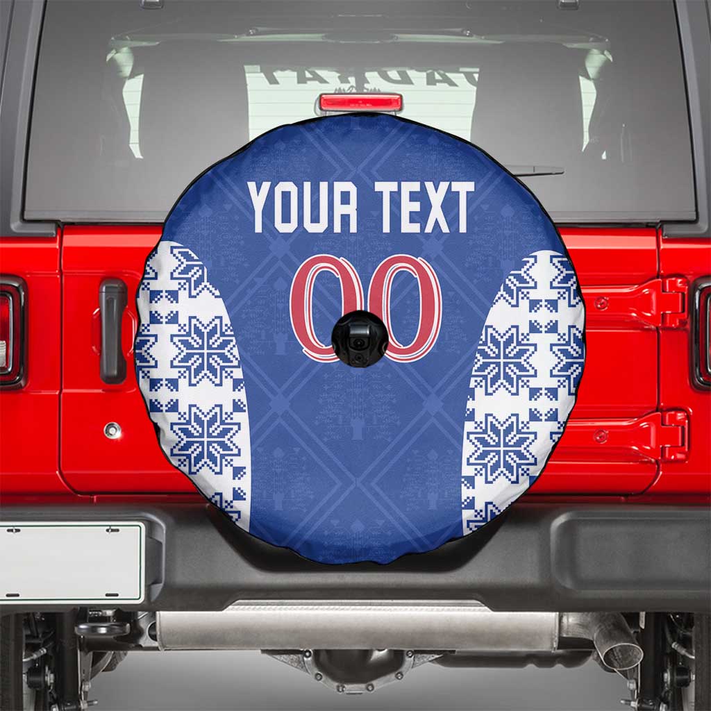 Custom Moldova Football Spare Tire Cover Tricolorii Tree Of Life Blue Version - Wonder Print Shop
