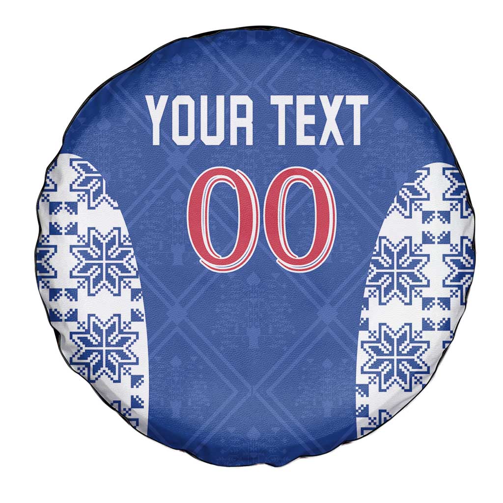 Custom Moldova Football Spare Tire Cover Tricolorii Tree Of Life Blue Version - Wonder Print Shop