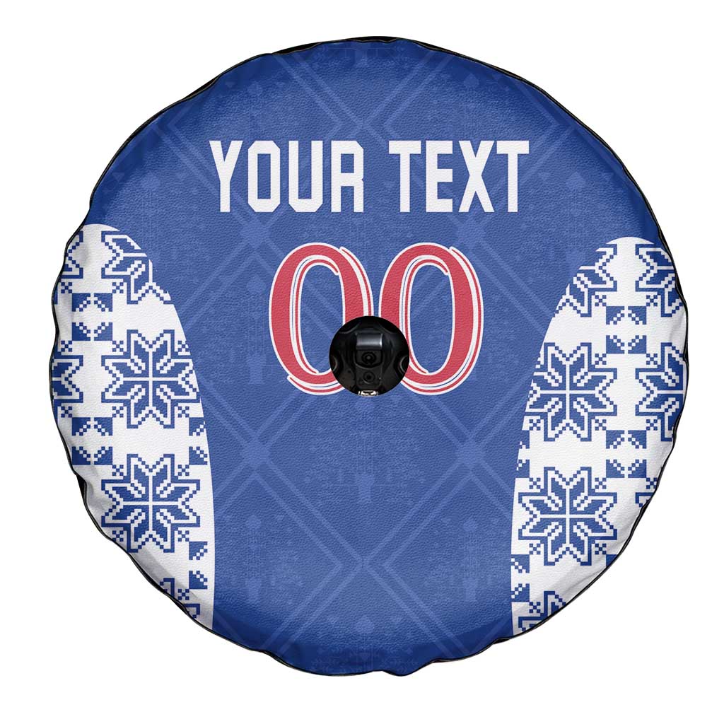 Custom Moldova Football Spare Tire Cover Tricolorii Tree Of Life Blue Version - Wonder Print Shop