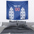 Custom Moldova Football Tapestry Tricolorii Tree Of Life Blue Version - Wonder Print Shop