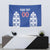 Custom Moldova Football Tapestry Tricolorii Tree Of Life Blue Version - Wonder Print Shop