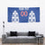 Custom Moldova Football Tapestry Tricolorii Tree Of Life Blue Version - Wonder Print Shop