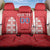 Custom Moldova Football Back Car Seat Cover Tricolorii Tree Of Life Red Version - Wonder Print Shop