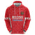 Custom Moldova Football Hoodie Tricolorii Tree Of Life Red Version - Wonder Print Shop